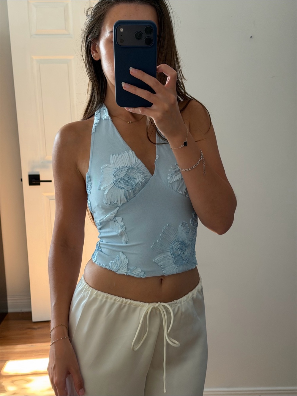 Peppermayo Floral Halter Cami